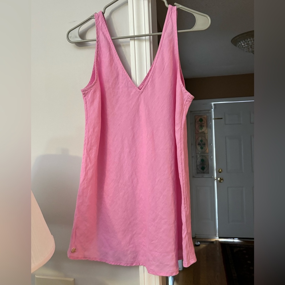 Linen florin top. Size small. EUC.